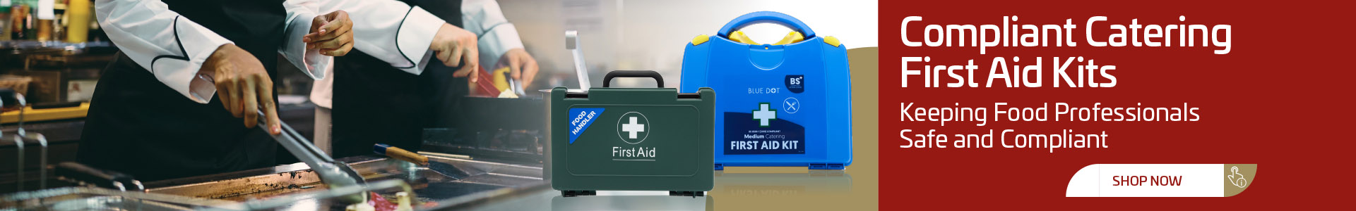 Compliant Catering First Aid Kits Banners